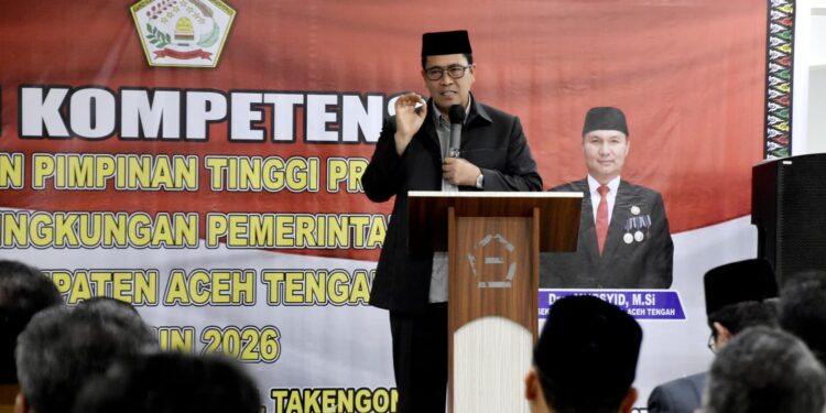 Uji Kompetensi JPT Pratama 2026, Bupati Aceh Tengah Tekankan Kinerja dan Loyalitas ASN